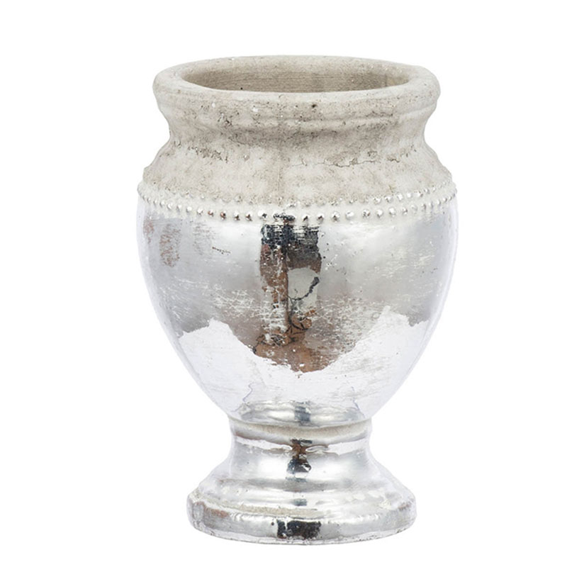 Ваза Vase Argenta Cup silver 23 Серебряный Ваза Vase Argenta Cup silver 23 Серебряный в Липецке | Loft Concept