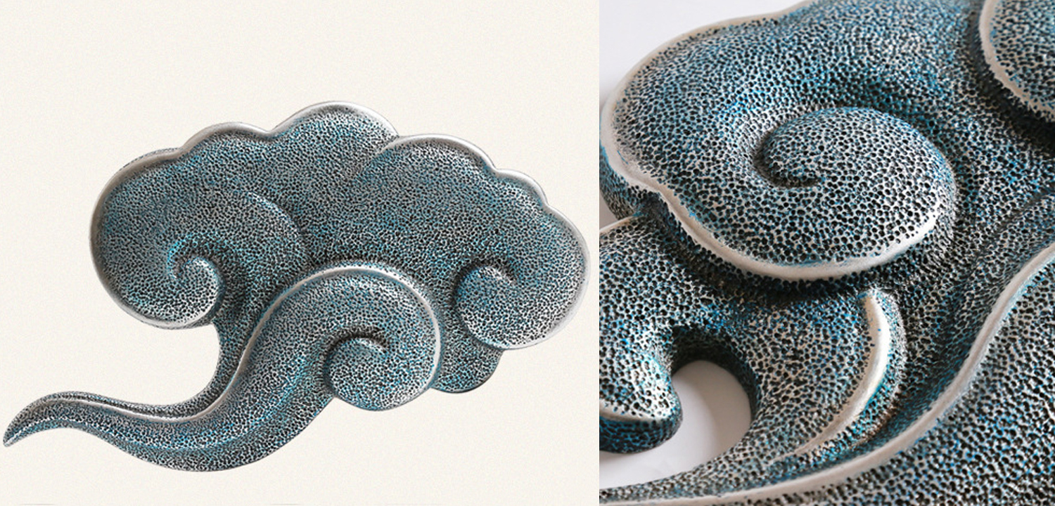 Аксессуар на стену Gust blue - фото