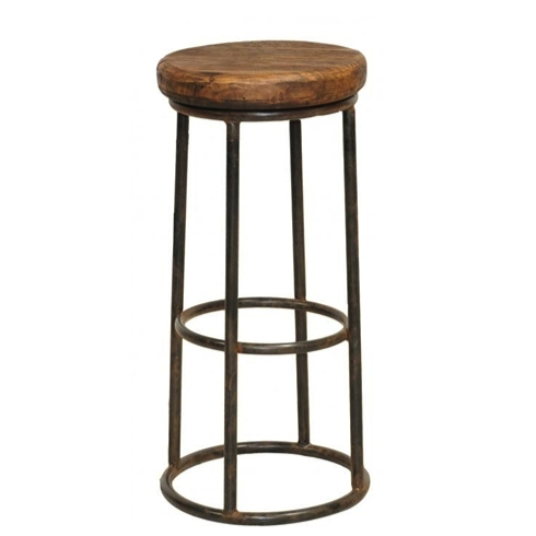 Барный стул Industrial Rust London Bar Stool Коричневый Барный стул Industrial Rust London Bar Stool Коричневый в Липецке | Loft Concept