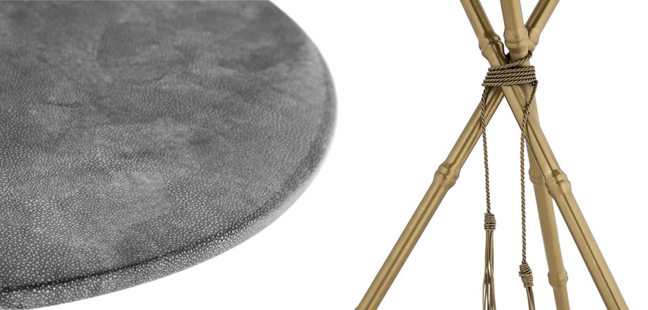 Приставной стол Stingray Skin Triangles Приставной стол Stingray Skin Triangles - Loft-Concept в Липецке