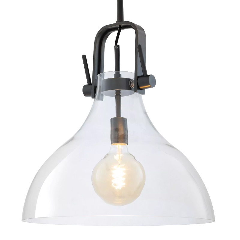 Подвесной светильник Eichholtz Lamp Connery Bronze Темная бронза Прозрачное Стекло Подвесной светильник Eichholtz Lamp Connery Bronze Темная бронза Прозрачное Стекло в Липецке | Loft Concept