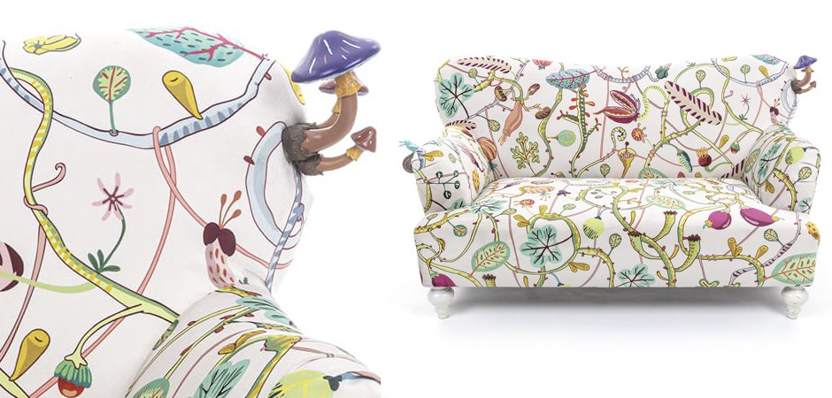 Диван Seletti Botanical Diva Sofa White Диван Seletti Botanical Diva Sofa White - Loft-Concept в Липецке