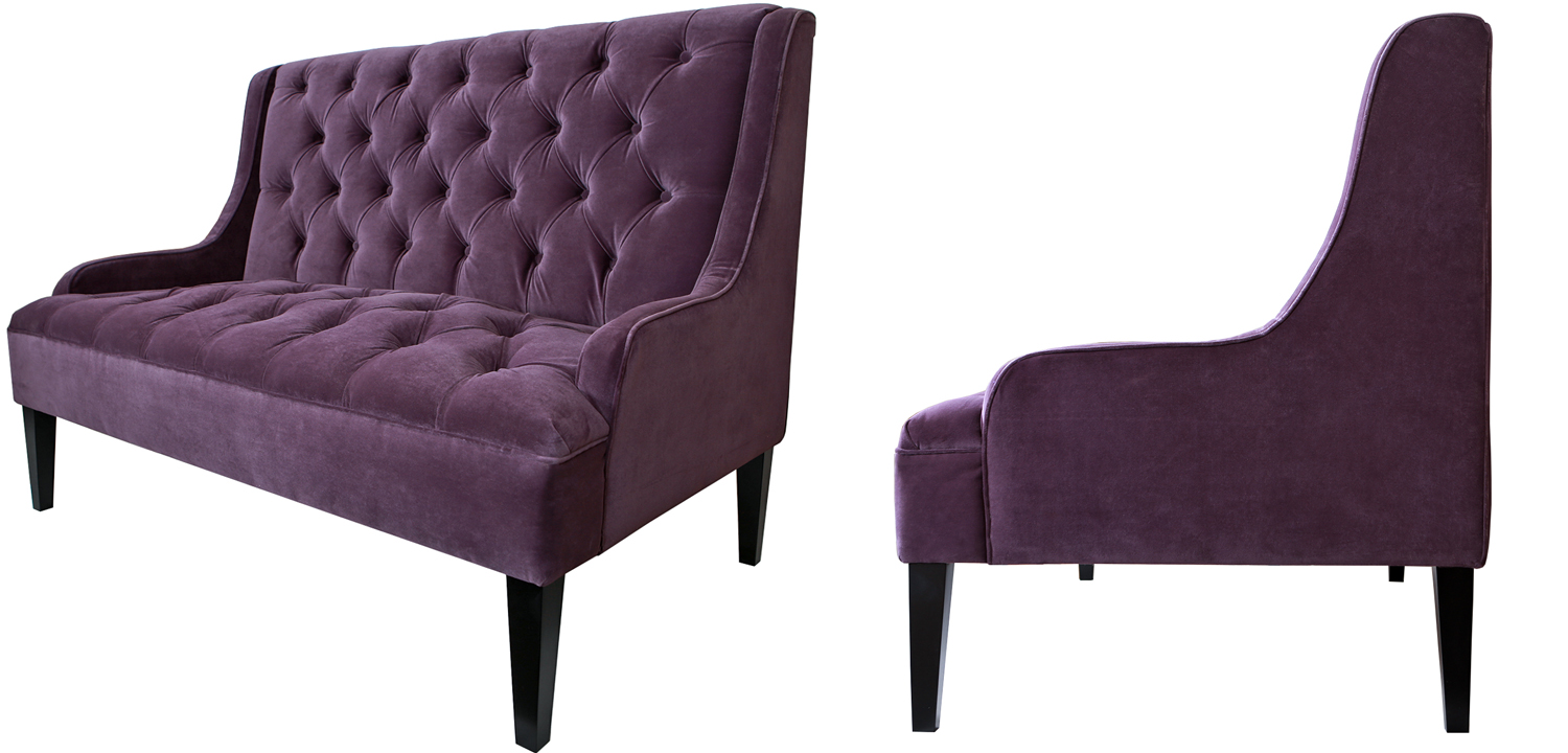 Диван Folket Sofa velour violet - фото