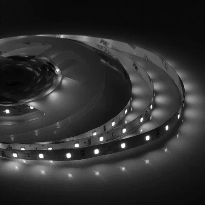 Светодиодная лента 4,8W/m 60Led/m 3528SMD дневной белый 5M Белый Светодиодная лента 4,8W/m 60Led/m 3528SMD дневной белый 5M Белый в Липецке | Loft Concept
