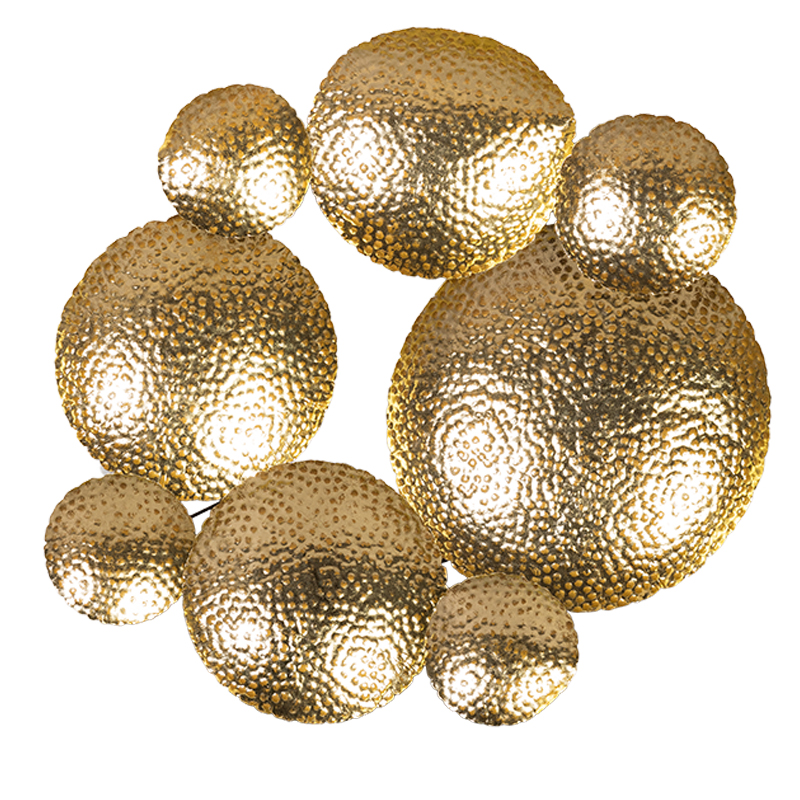 Панно Gold Discs Глянцевое золото в Липецке | Loft Concept 