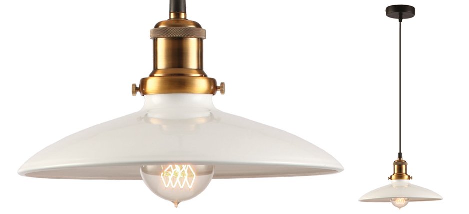 Подвесной светильник Loft Industrial White Bronze Подвесной светильник Loft Industrial White Bronze - Loft-Concept в Липецке