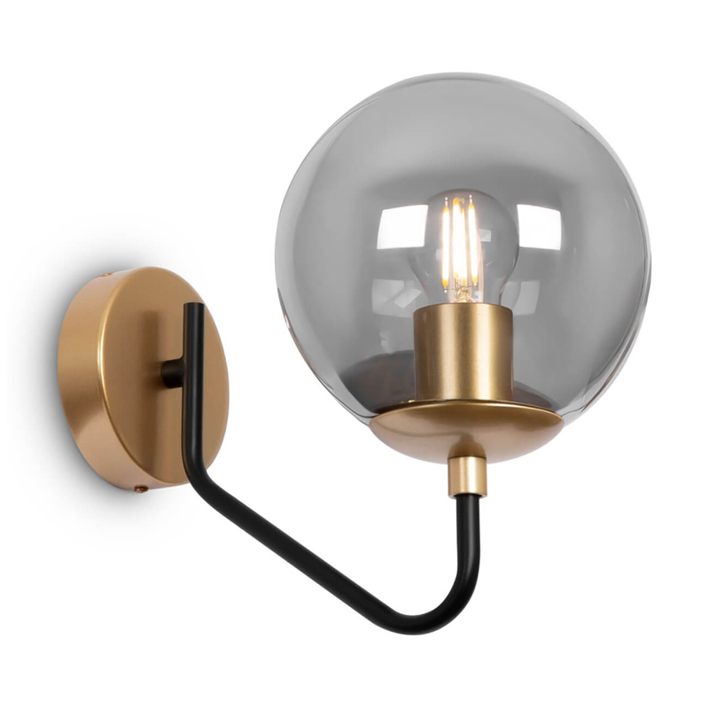 Бра Benigno Sconce Золотой Прозрачный (Transparent) Черный Бра Benigno Sconce Золотой Прозрачный (Transparent) Черный в Липецке | Loft Concept