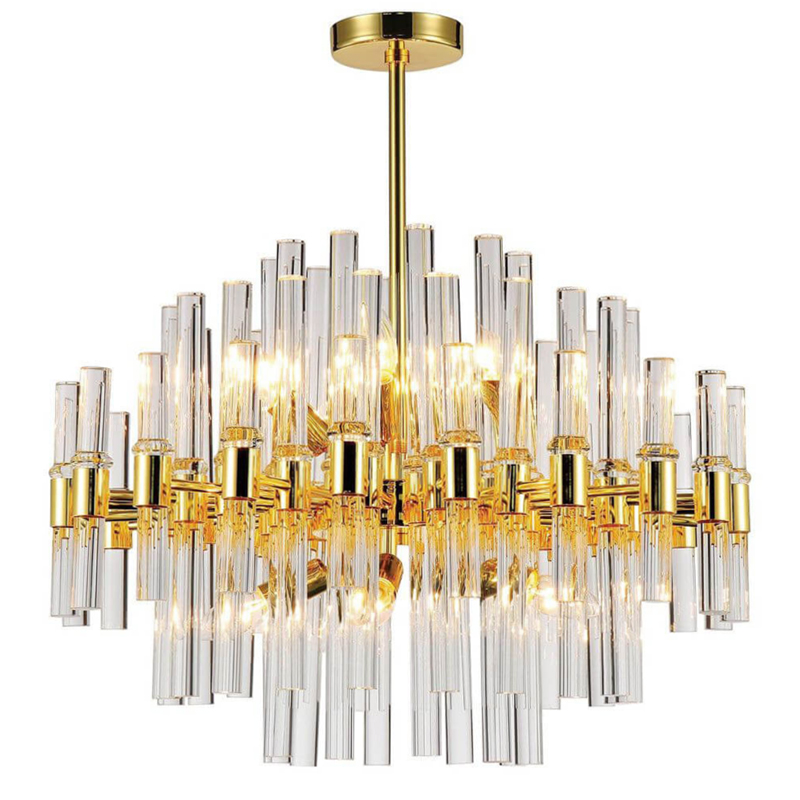 Люстра Luxxu Waterfall Round suspension Прозрачное Стекло Золотой Люстра Luxxu Waterfall Round suspension Прозрачное Стекло Золотой в Липецке | Loft Concept