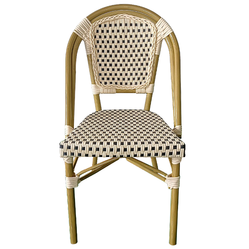 Стул ротанг Wicker Roderick Rattan Chair Бежевый Древесина Коричневый Белый Стул ротанг Wicker Roderick Rattan Chair Бежевый Древесина Коричневый Белый в Липецке | Loft Concept