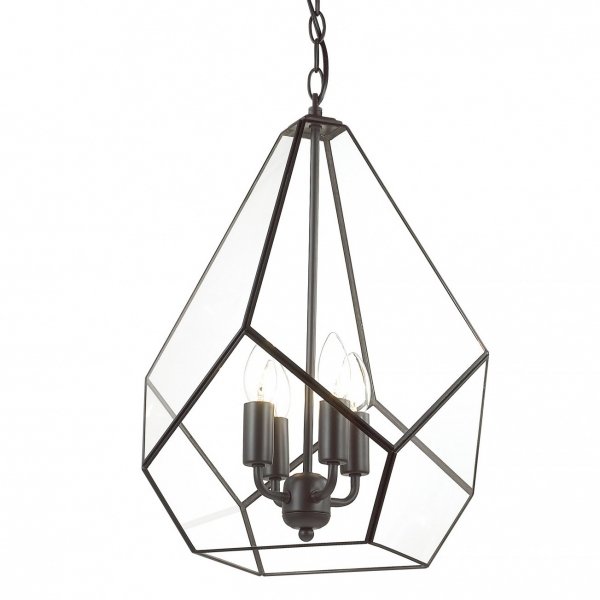 Люстра Geometry Glass Light Pendant Transparent 4 Прозрачный Люстра Geometry Glass Light Pendant Transparent 4 Прозрачный в Липецке | Loft Concept