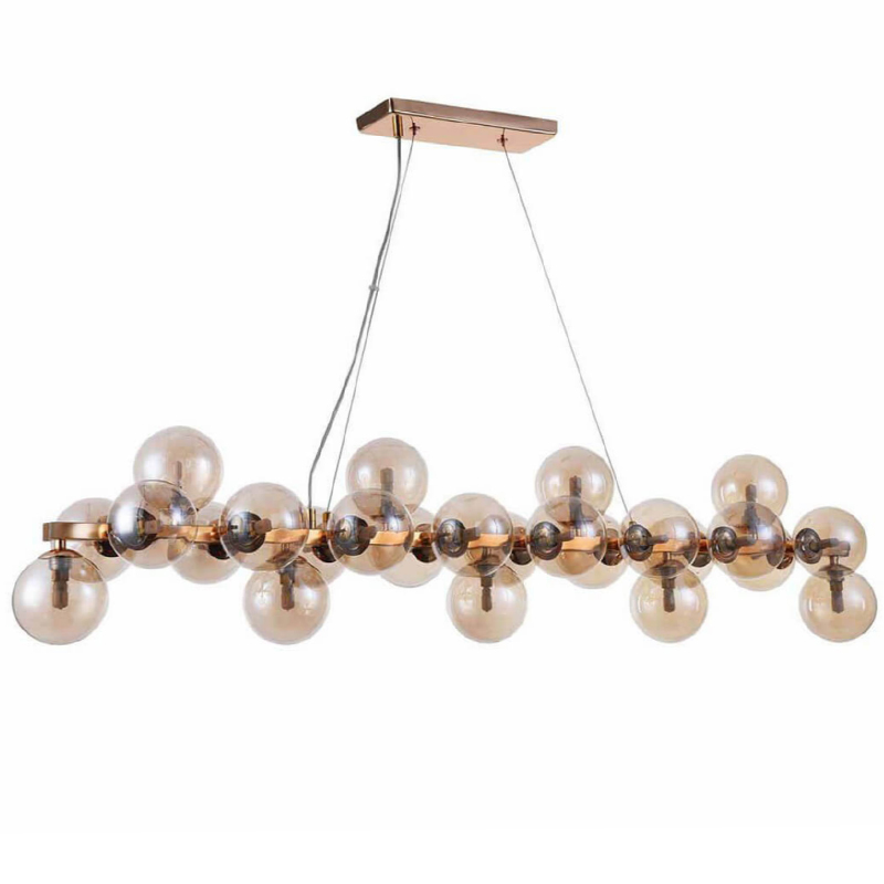 Люстра Berries Chandelier Rectangle Amber 120 Глянцевое золото Янтарь (Amber) Люстра Berries Chandelier Rectangle Amber 120 Глянцевое золото Янтарь (Amber) в Липецке | Loft Concept