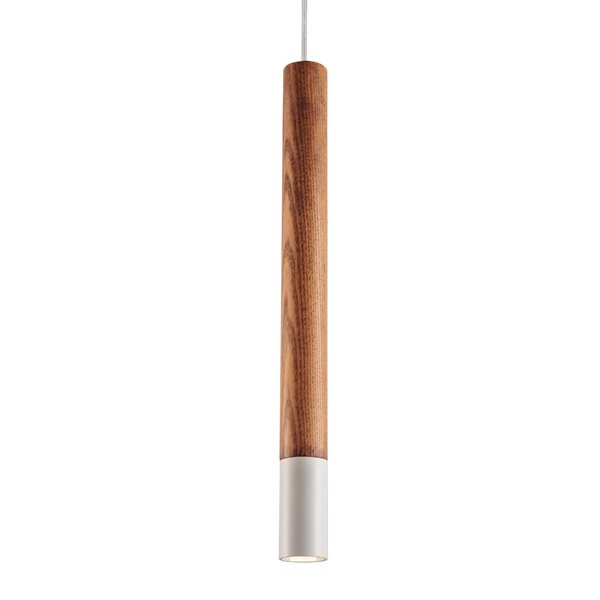 Подвесной светильник Trumpet Wood Pendant Lamp Коричневый Подвесной светильник Trumpet Wood Pendant Lamp Коричневый в Липецке | Loft Concept