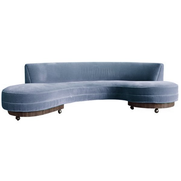 Early Vladimir Kagan Sofa Сизый Early Vladimir Kagan Sofa Сизый в Липецке | Loft Concept