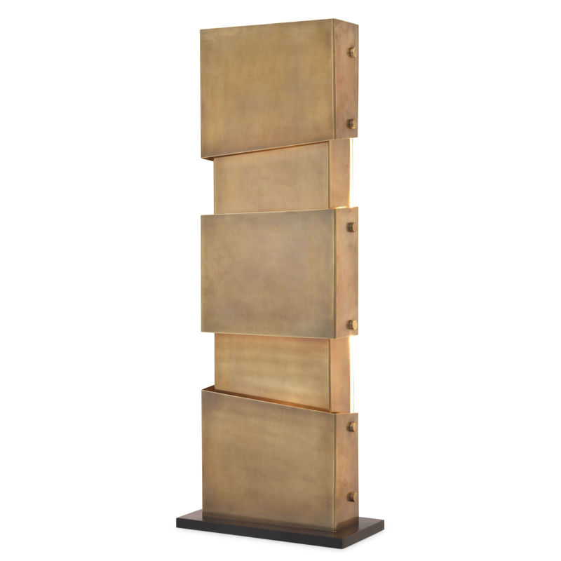 Настольная лампа Eichholtz Table Lamp Shadow Винтажная латунь Настольная лампа Eichholtz Table Lamp Shadow Винтажная латунь в Липецке | Loft Concept