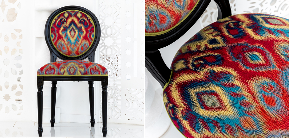 Стул Ikat Pattern Черный Стул Ikat Pattern Черный - Loft-Concept в Липецке