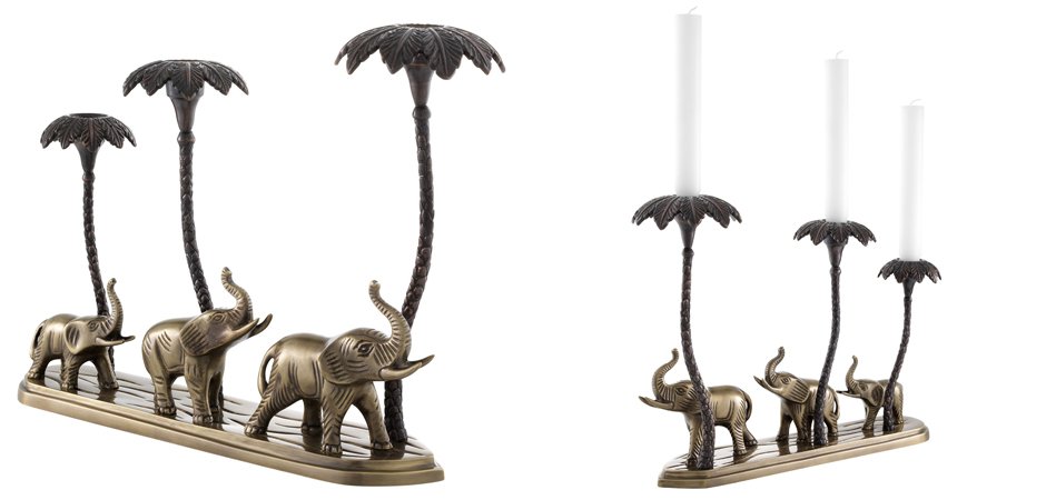 Подсвечник Eichholtz Candle Holder Trio Подсвечник Eichholtz Candle Holder Trio - Loft-Concept в Липецке