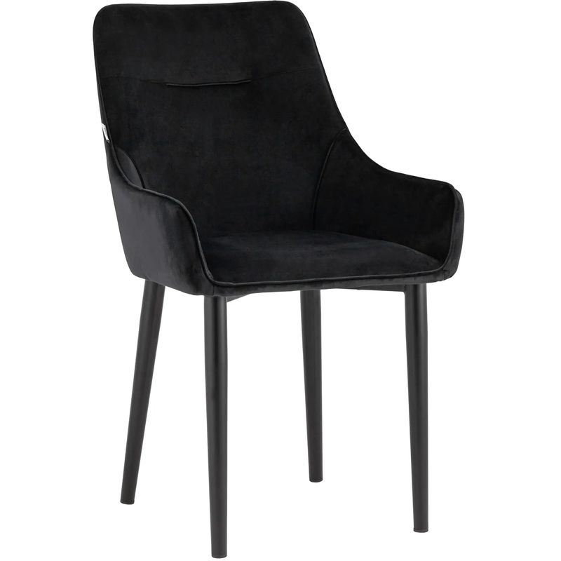 Стул Joan Chair Черный Велюр Черный Стул Joan Chair Черный Велюр Черный в Липецке | Loft Concept