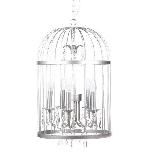 Люстра BirdCage Silver Серебряный в Липецке | Loft Concept 