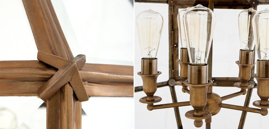 Люстра Lantern Owen Brass L - Loft-Concept в Липецке