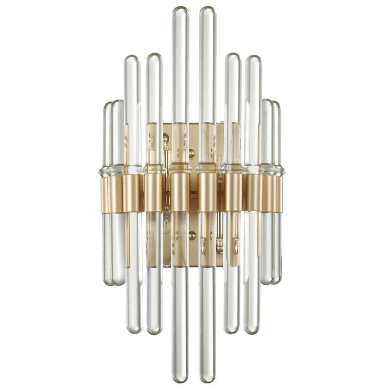 Бра Luxxu Modern 2 лампы Золотой Прозрачный Бра Luxxu Modern 2 лампы Золотой Прозрачный в Липецке | Loft Concept