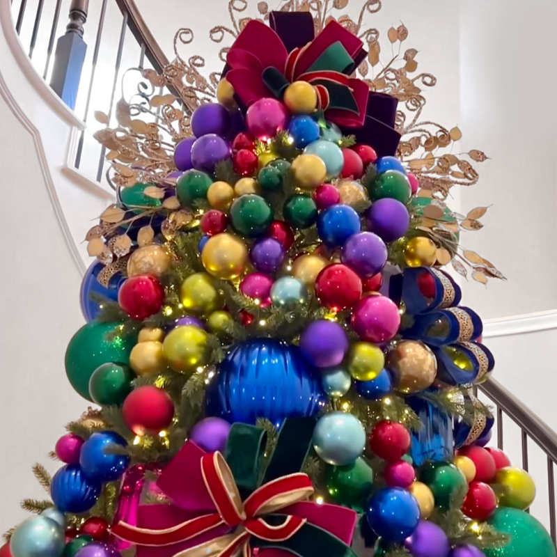 Дизайнерская Елка с Разноцветными шарами Christmas tree colorful balls Мульти Дизайнерская Елка с Разноцветными шарами Christmas tree colorful balls Мульти в Липецке | Loft Concept
