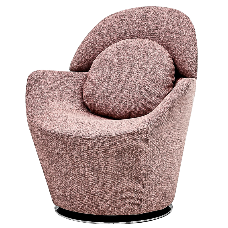 Кресло Daisy Chair Розовый пастельный Черный Кресло Daisy Chair Розовый пастельный Черный в Липецке | Loft Concept