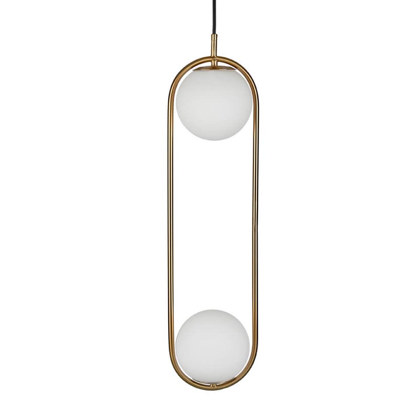 Подвесной светильник B.LUX C Ball double ball copper Белый Медь Подвесной светильник B.LUX C Ball double ball copper Белый Медь в Липецке | Loft Concept
