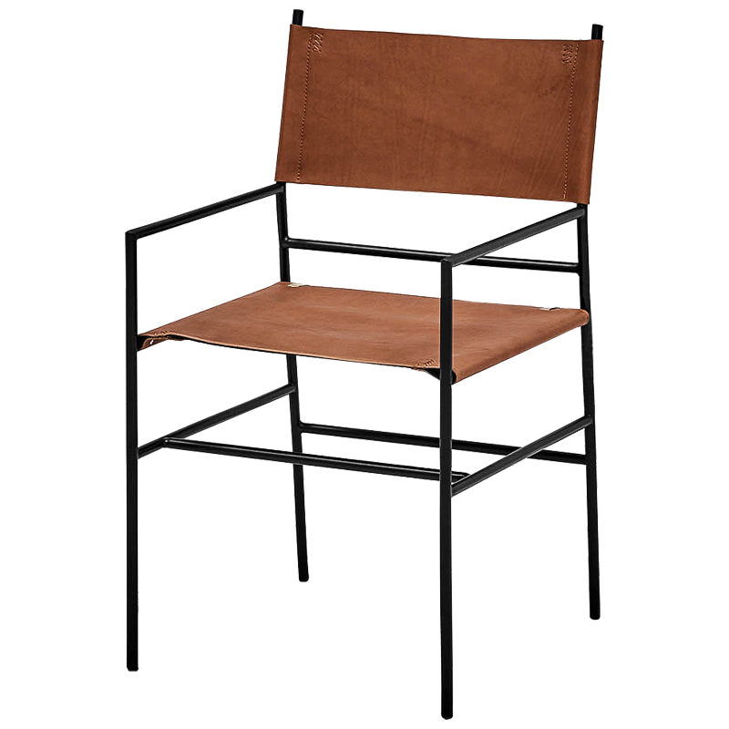 Стул Ultan Loft Stool Черный Коричневый Стул Ultan Loft Stool Черный Коричневый в Липецке | Loft Concept