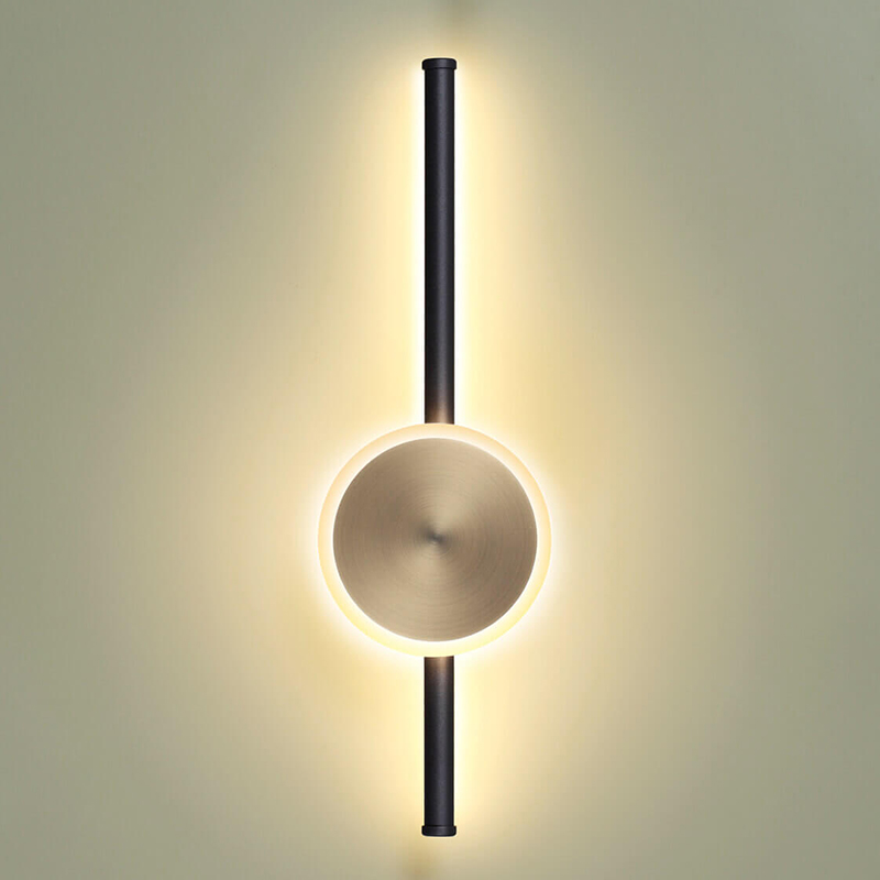 Бра Barrette Circle Sconce Черный Античная Бронза Бра Barrette Circle Sconce Черный Античная Бронза в Липецке | Loft Concept