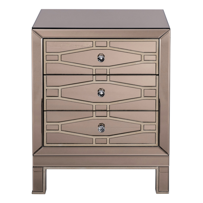 Тумба Mirror Geometry Nightstand Зеркало Тумба Mirror Geometry Nightstand Зеркало в Липецке | Loft Concept
