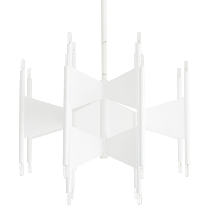 Люстра Arteriors DESKINS CHANDELIER Белый Люстра Arteriors DESKINS CHANDELIER Белый в Липецке | Loft Concept