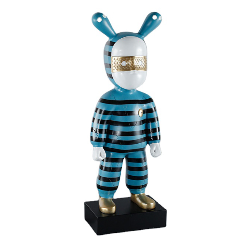 Rolito Large Figurine Blue Синий Черный Золотой Rolito Large Figurine Blue Синий Черный Золотой в Липецке | Loft Concept