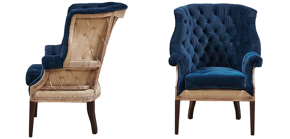 Кресло Gamilton Armchair Blue Кресло Gamilton Armchair Blue - Loft-Concept в Липецке