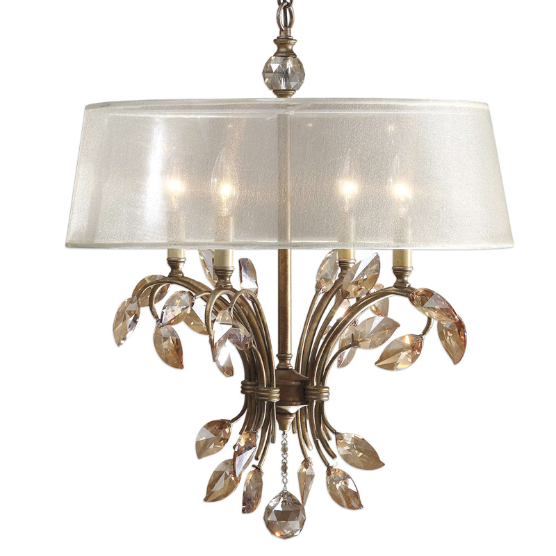 Люстра Malory Crystal Petals Chandelier Бронза Люстра Malory Crystal Petals Chandelier Бронза в Липецке | Loft Concept