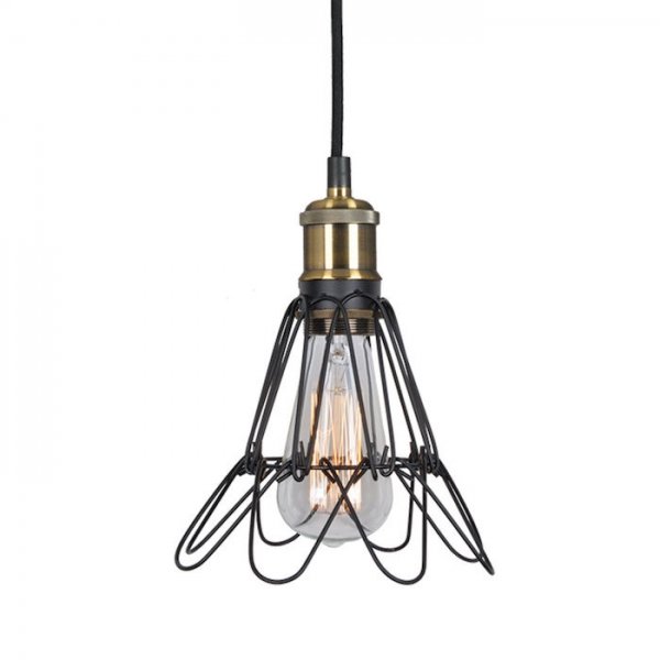 Подвесной светильник Cage Filament Pendant Подвесной светильник Cage Filament Pendant в Липецке | Loft Concept