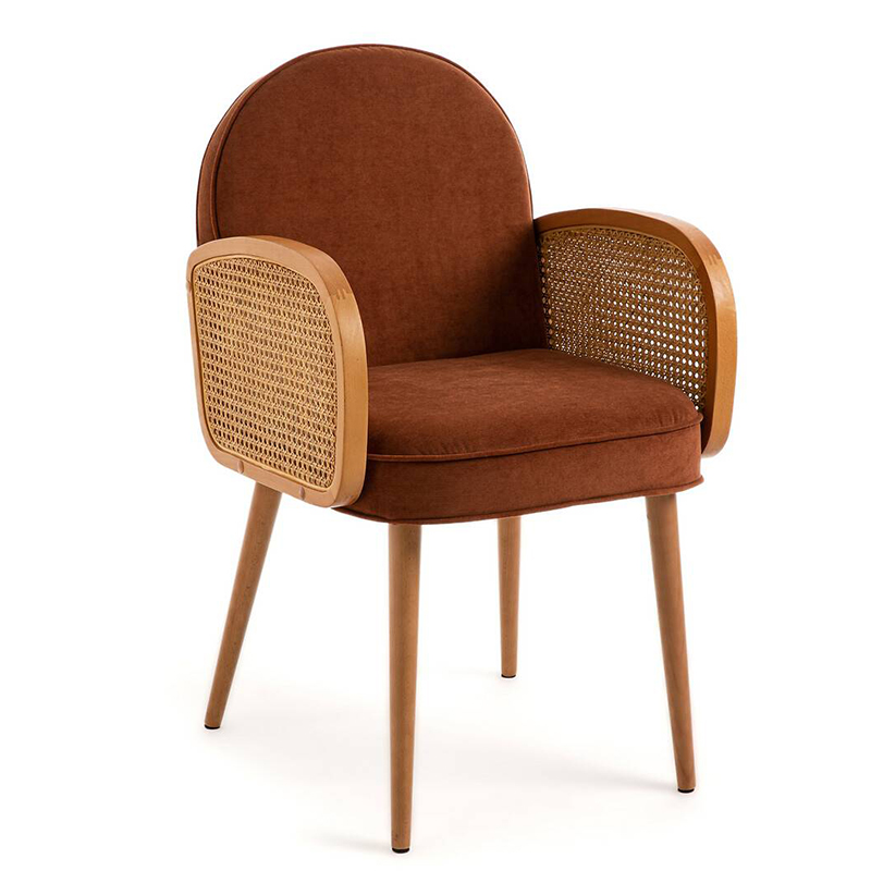 Стул Morten Wicker Terracotta Chair Терракотовый Стул Morten Wicker Terracotta Chair Терракотовый в Липецке | Loft Concept