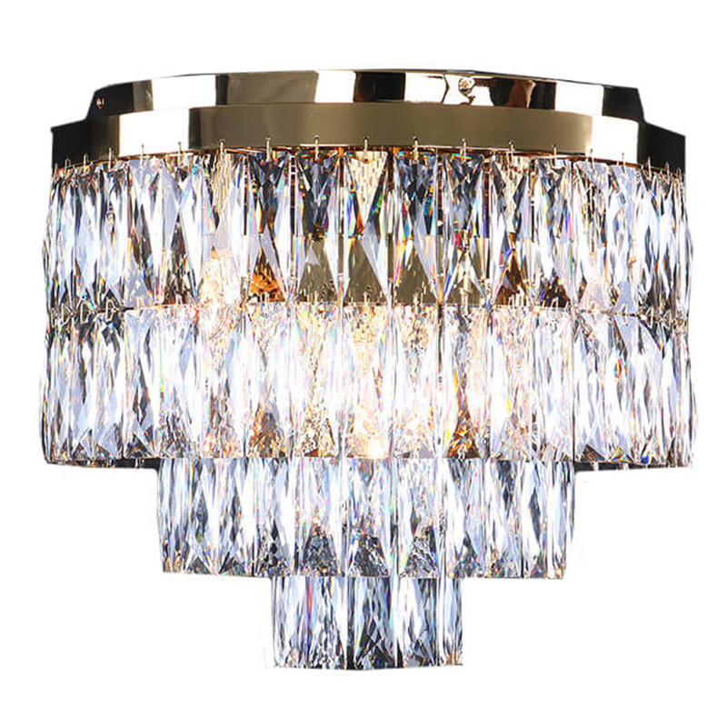Потолочная люстра Crystal Regena Gold Chandelier Глянцевое золото Прозрачный (Transparent) Потолочная люстра Crystal Regena Gold Chandelier Глянцевое золото Прозрачный (Transparent) в Липецке | Loft Concept