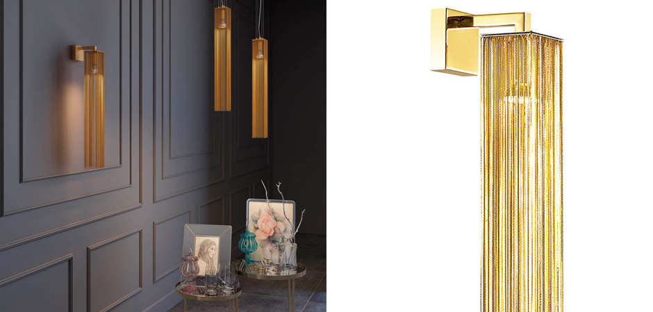 Бра Atlantis Chain Gold One Sconces Бра Atlantis Chain Gold One Sconces - Loft-Concept в Липецке