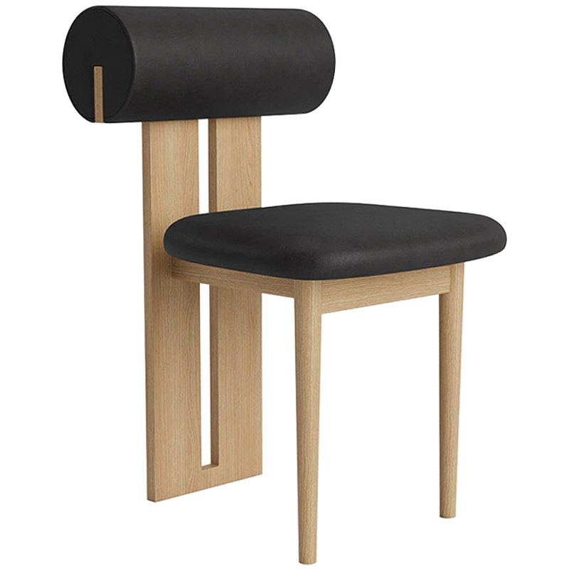 Стул Behemo Black Fabric Chair Древесина Черный Стул Behemo Black Fabric Chair Древесина Черный в Липецке | Loft Concept
