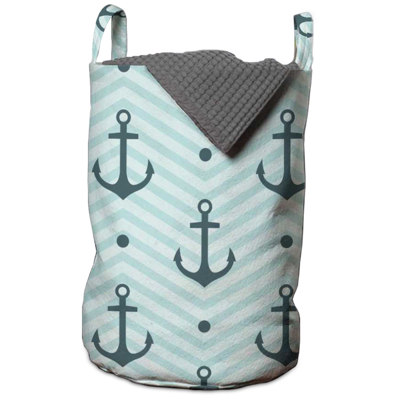 Корзина Anchors Basket Светло-голубой Бирюзовый Корзина Anchors Basket Светло-голубой Бирюзовый в Липецке | Loft Concept