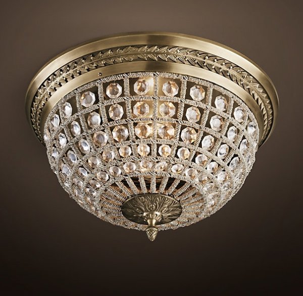 Потолочный светильник RH 19th c. Casbah Crystal Top 43 Темная бронза винтаж Потолочный светильник RH 19th c. Casbah Crystal Top 43 Темная бронза винтаж в Липецке | Loft Concept