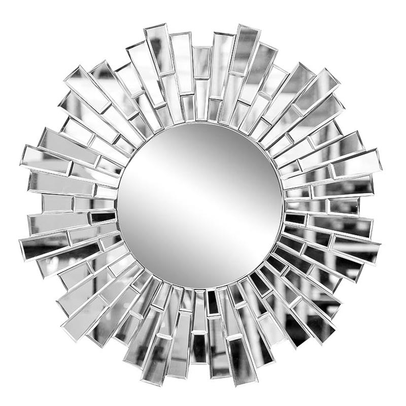Зеркало Mirror Beams Round Mirror Зеркало Mirror Beams Round Mirror в Липецке | Loft Concept