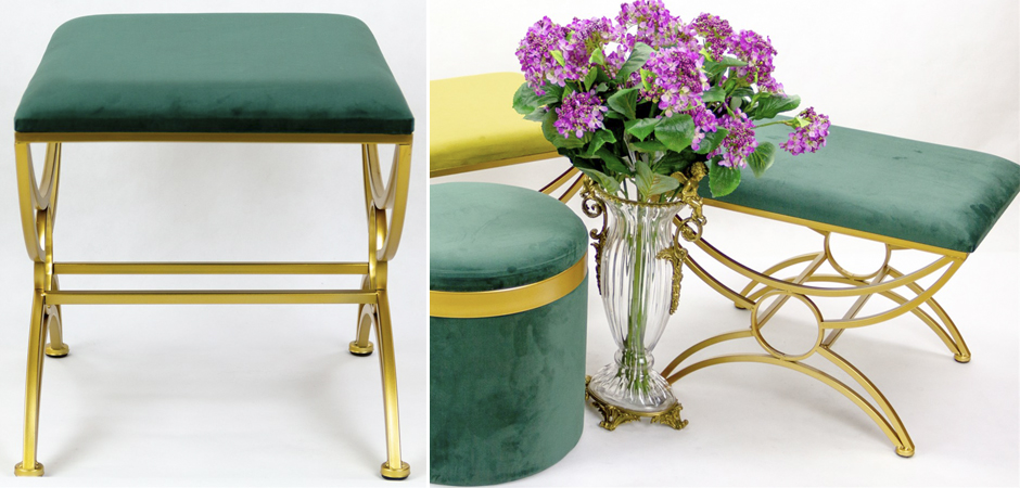 Пуф Art Deco Shapes Emerald Пуф Art Deco Shapes Emerald - Loft-Concept в Липецке