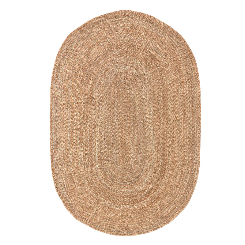 Ковер Oval Carpet 100% джут Бежевый Ковер Oval Carpet 100% джут Бежевый в Липецке | Loft Concept