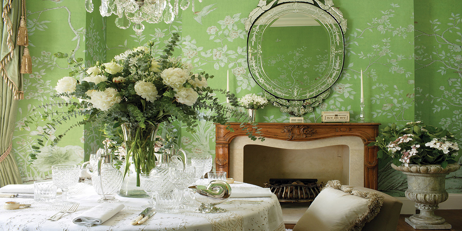 Обои ручная роспись Askew Apple Green - фото №2