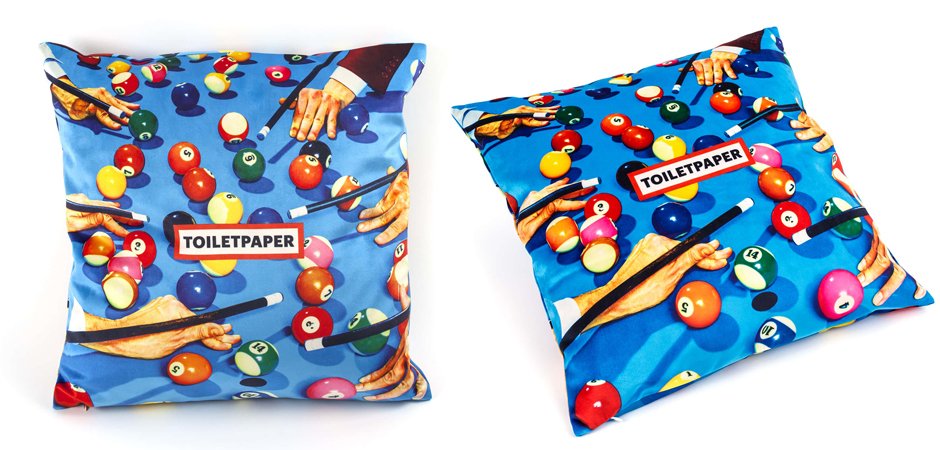 Подушка Seletti Cushion Snooker Toiletpaper Подушка Seletti Cushion Snooker Toiletpaper - Loft-Concept в Липецке