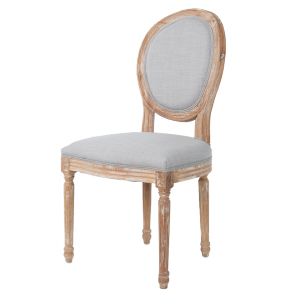 Стул French chairs Provence Light grey Chair Серый Бежевый Стул French chairs Provence Light grey Chair Серый Бежевый в Липецке | Loft Concept
