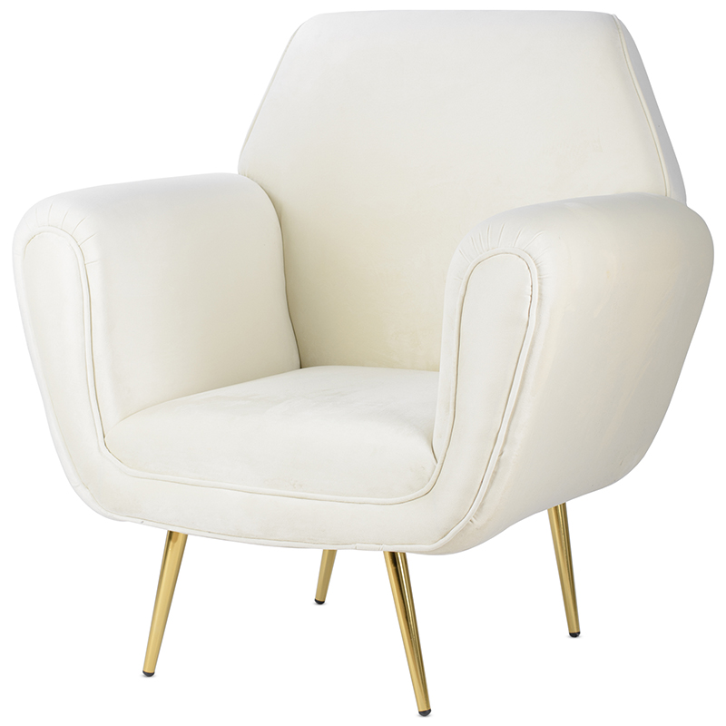 Кресло Minotti Lounge Chairs Gigi Radice Белый в Липецке | Loft Concept 