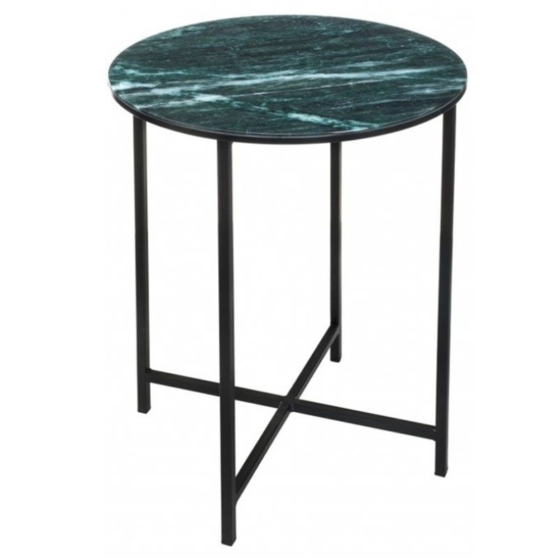 Приставной стол Zermatt Side Table round malachite Малахит Приставной стол Zermatt Side Table round malachite Малахит в Липецке | Loft Concept