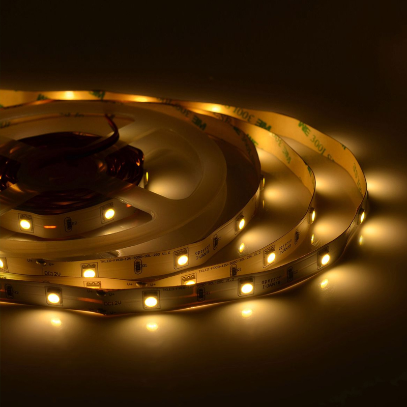 Светодиодная лента 7,2W/m 30LED/m 5050SMD теплый белый Белый Светодиодная лента 7,2W/m 30LED/m 5050SMD теплый белый Белый в Липецке | Loft Concept